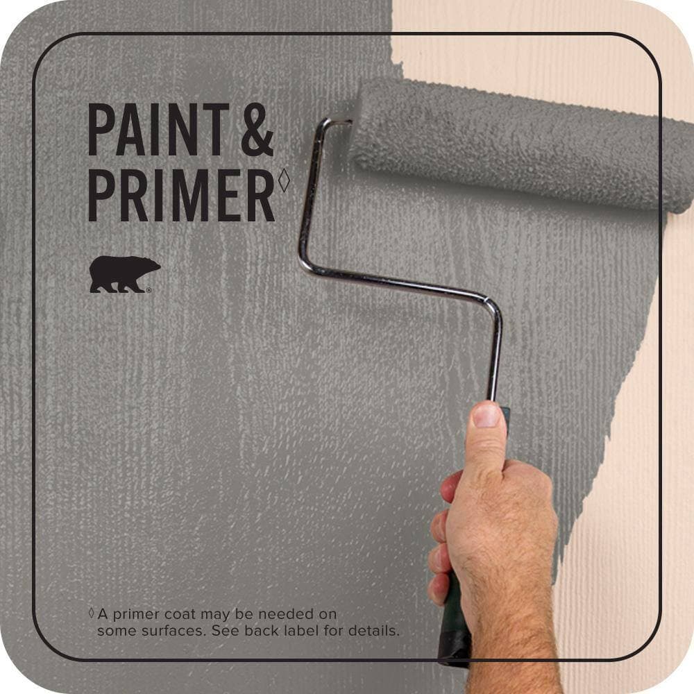 BEHR PREMIUM PLUS 5 gal. #PPU8-22 Pier Satin Enamel Exterior Paint & Primer (3)