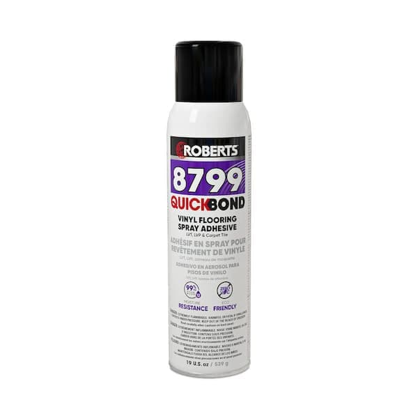 ROBERTS 8799 Quickbond 19 oz. 2-Hour Dry Time Vinyl Floor Spray Adhesive in Off White
