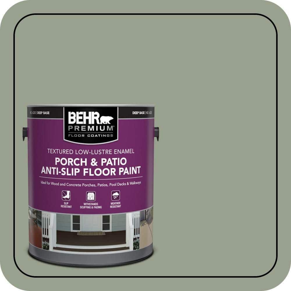 BEHR PREMIUM #N390-4 Textured Low-Lustre Enamel Interior/Exterior Porch and Patio Anti-Slip Floor Paint (1)