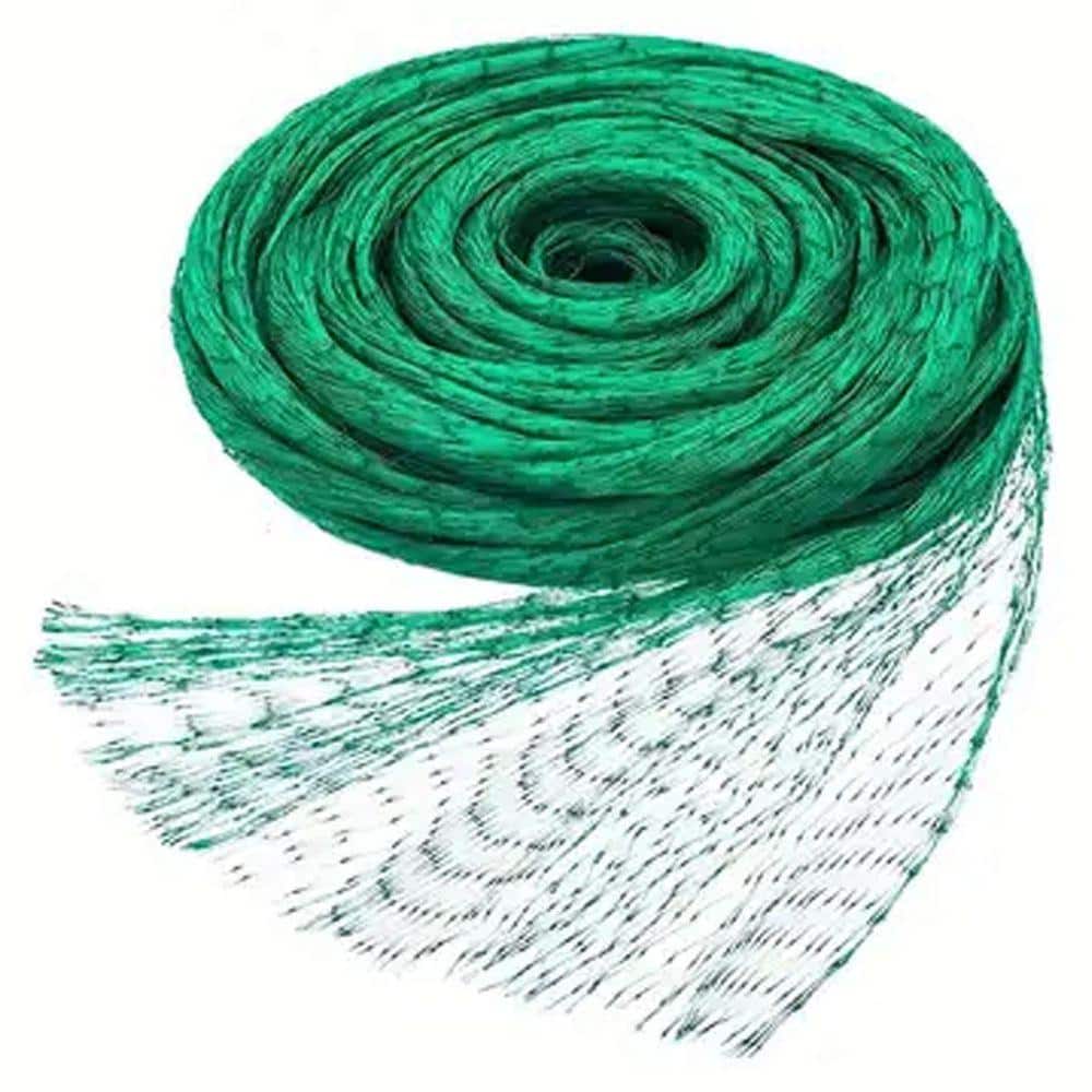 KIWDZFU Garden Netting 13 x 82 ft. Plastic Trellis Protects Vegetables Fruit Trees from Birds Deer Squirrels Durable Reusable (1)