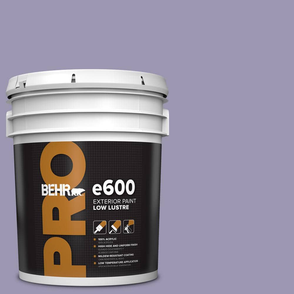 BEHR PRO 5 gal. #S570-4 Night Music Low Luster Exterior Paint