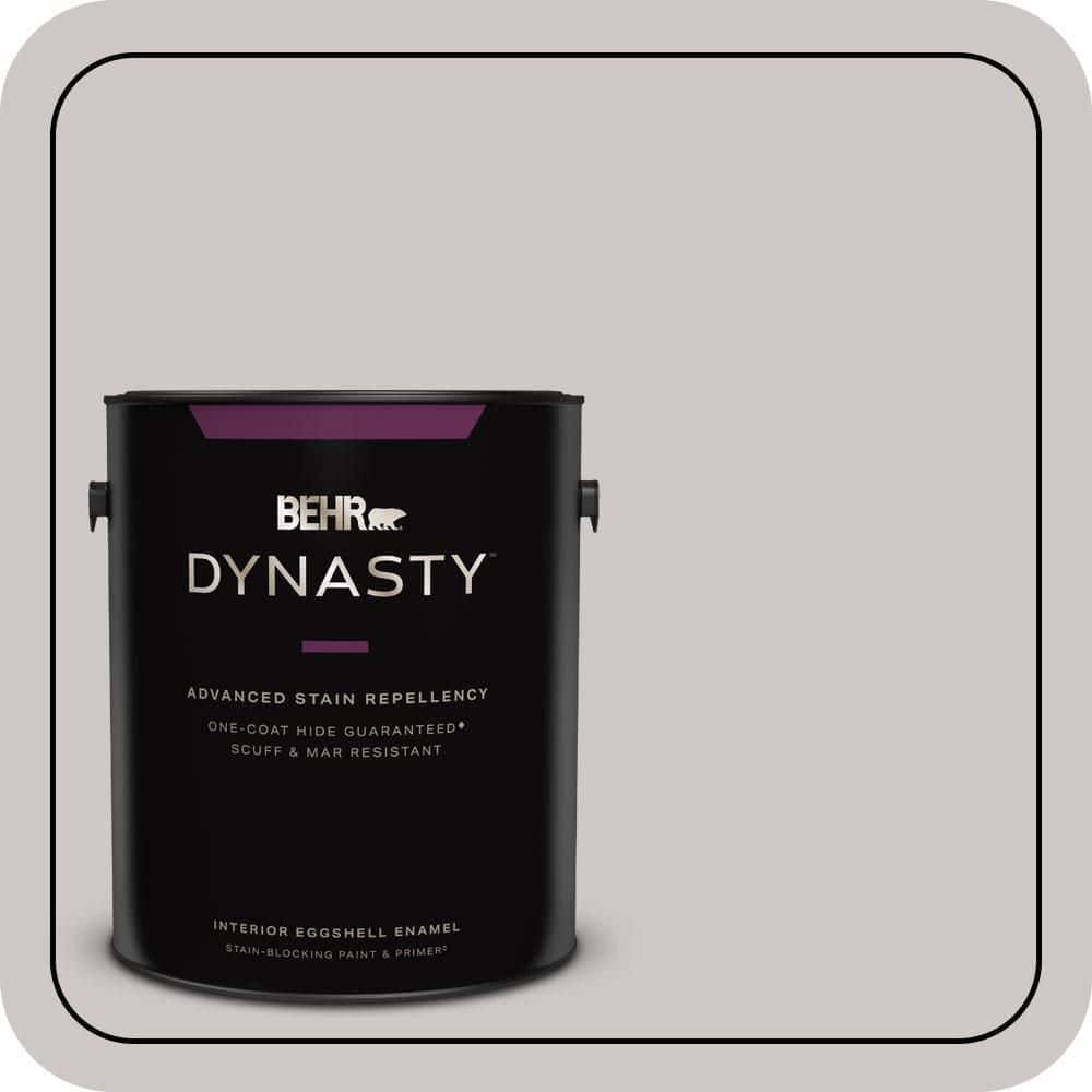 BEHR DYNASTY 1 gal. #PPU26-09 Graycloth Eggshell Enamel Interior Stain-Blocking Paint & Primer