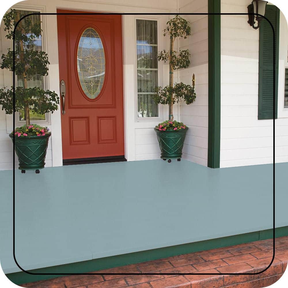 BEHR PREMIUM #S450-3 Low-Lustre Enamel Interior/Exterior Porch and Patio Floor Paint (2)