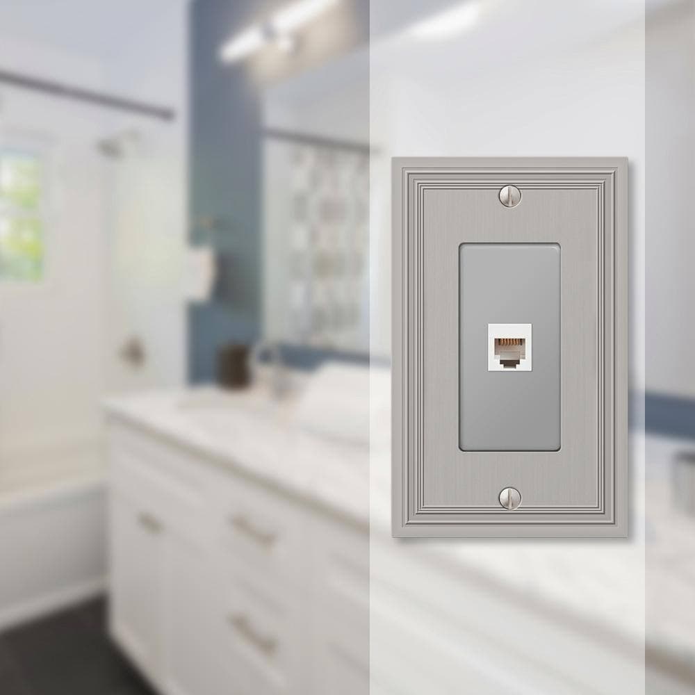 AMERELLE Hallcrest Gang Phone Metal Wall Plate (2)
