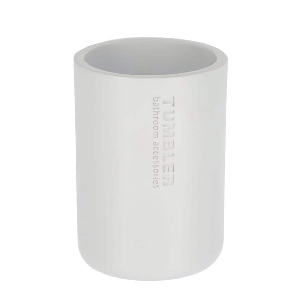 EVIDECO French home goods Willis Freestanding Water Tumbler / Toothbrush Holder Polyresin (1)