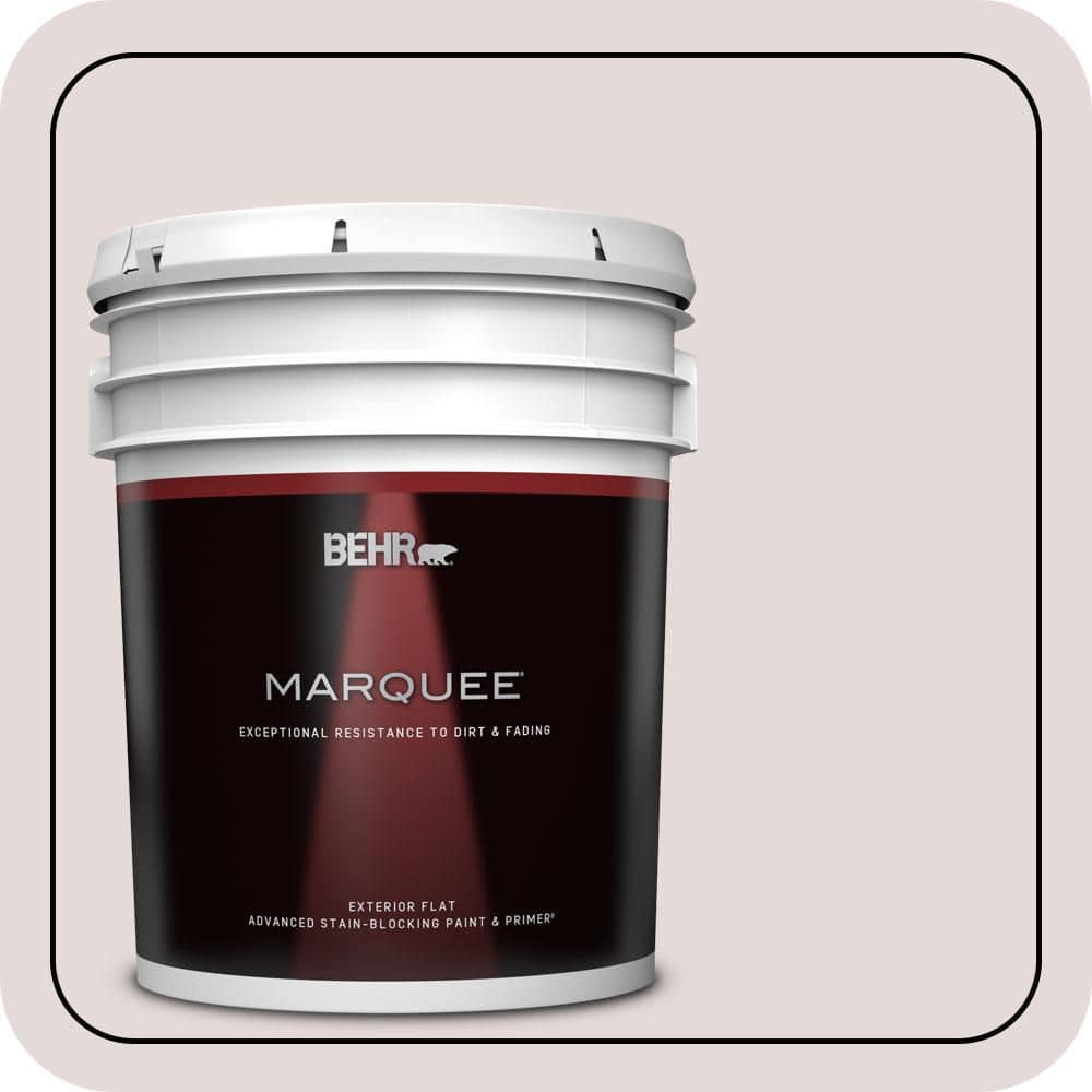 BEHR MARQUEE 5 gal. #MQ3-35 Moxie Flat Exterior Paint & Primer