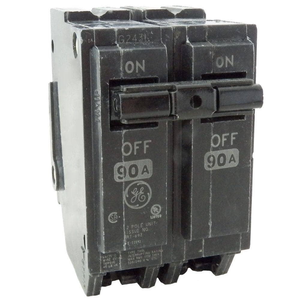 GE Q-Line 90 Amp 2 in. Double Pole Circuit Breaker