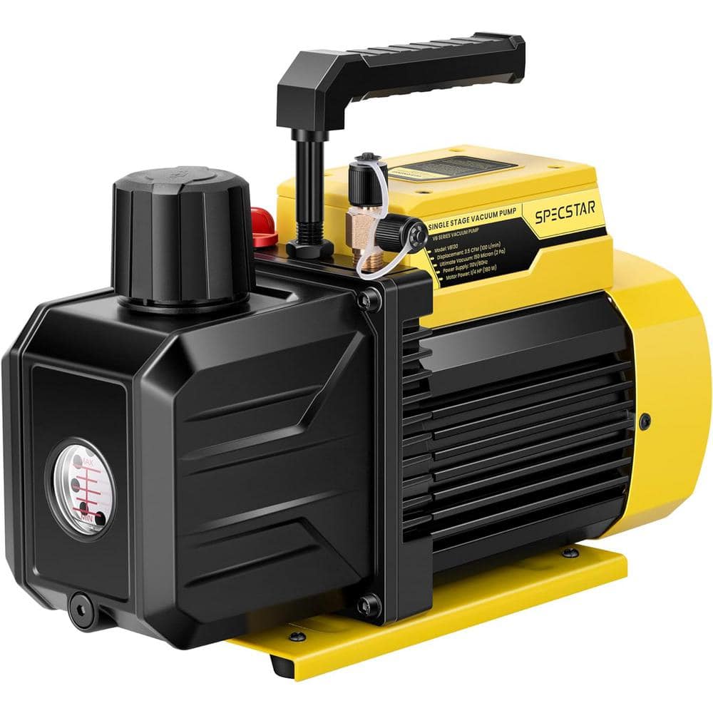 VIVOHOME 110-Volt 1/4 HP 3.5 CFM Single Stage Rotary Vane Air Vacuum Pump (1)