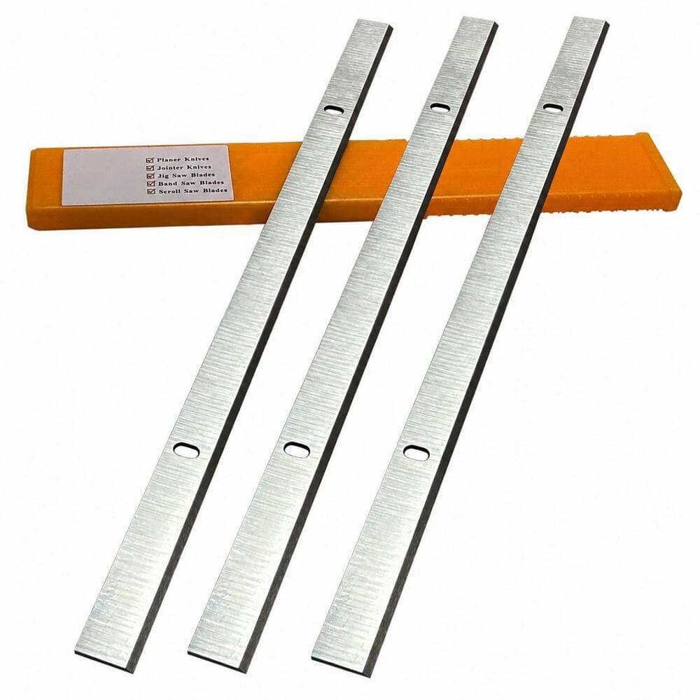 LAIFUCAM 13 in. High Speed Steel Planer Blades with Single Edge for Vevor M1B-LS-3305 and M1B-LS-3301 Planers Set of 3 (2)