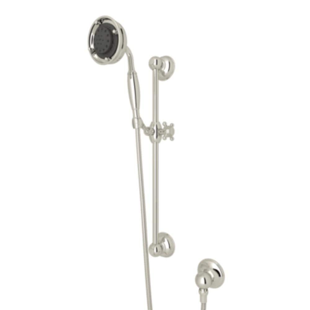 ROHL Classic 3-Spray Wall Bar Shower Kit with Hand Shower in Polished Nickel (1)