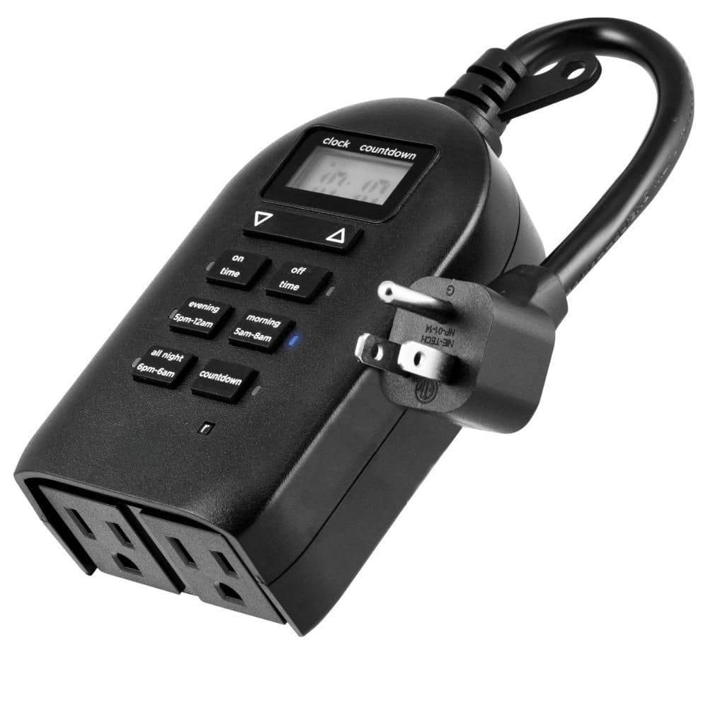 Defiant 2-Outlet Outdoor Plug-In Digital Timer (3)