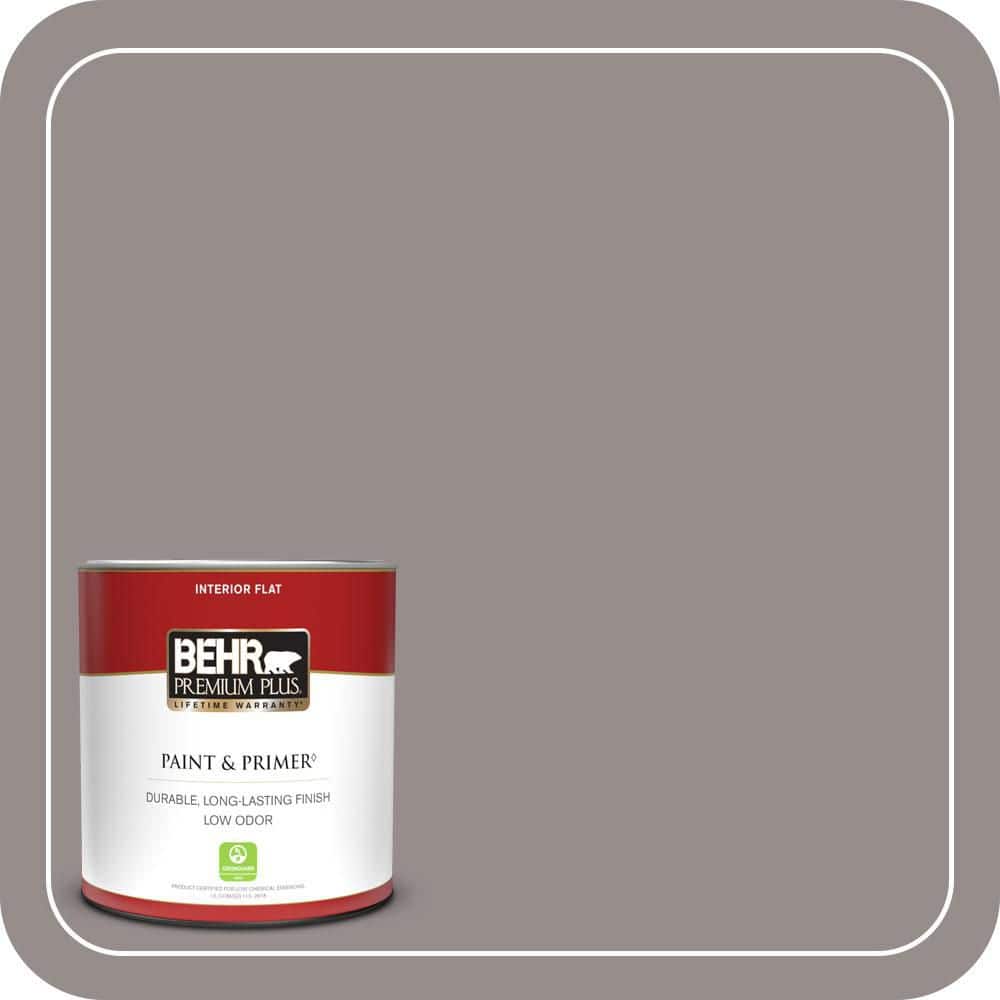 BEHR PREMIUM PLUS #BNC-10 Gourmet Mushroom Flat Low Odor & Primer (1)