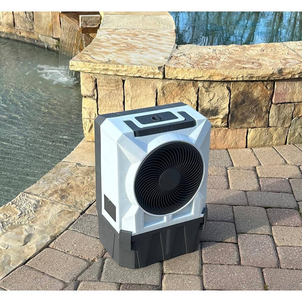 Hessaire 900 CFM 2-Speed Portable Evaporative Cooler for 350 sq. ft. in Gray (3)