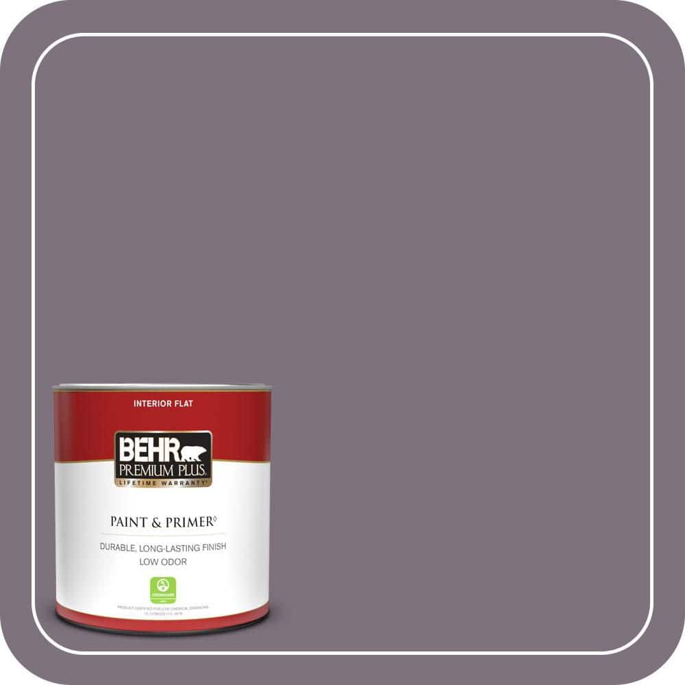 BEHR PREMIUM PLUS #N100-5 Plush Velvet Enamel & Primer Color Sample