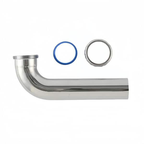 Everbilt 1-1/2in. x 7in. Chrome-Plated Brass Slip-Joint Sink Drain Outlet Waste Arm (2)