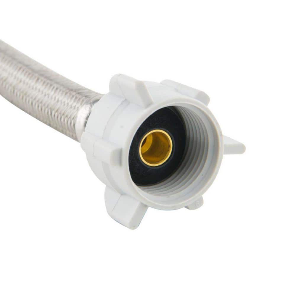 BrassCraft 7/8 in. Ballcock Nut Braided Polymer Toilet Supply Line (2)