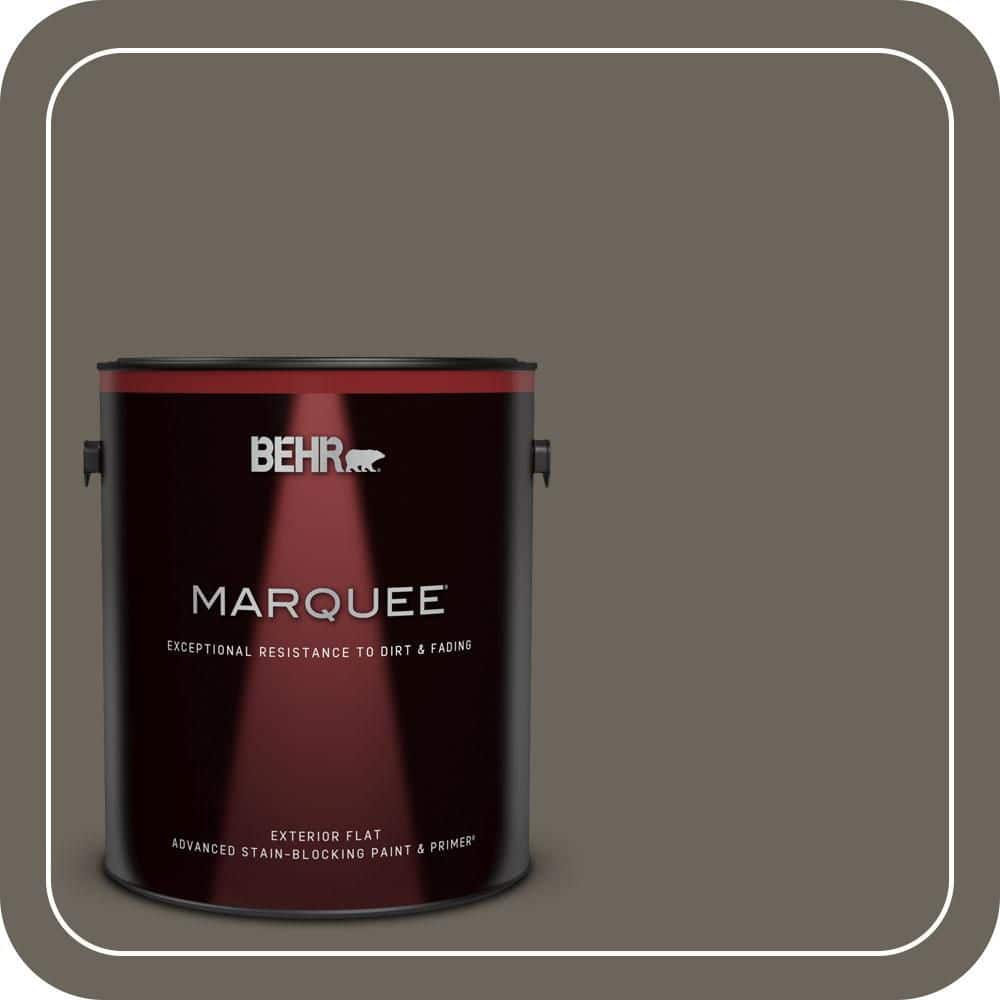 BEHR MARQUEE 1 gal. #N360-6 Patio Stone Flat Exterior Paint & Primer (1)