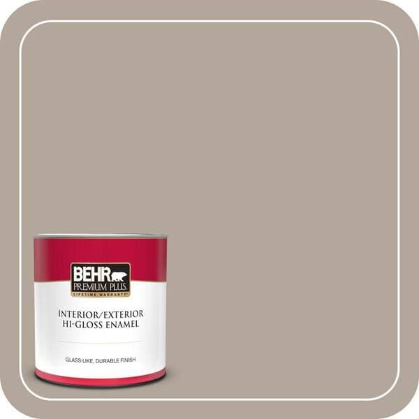 BEHR PREMIUM PLUS 1 gal. #ECC-45-1 Deer Run Semi-Gloss Enamel Low Odor Interior Paint & Primer (3)