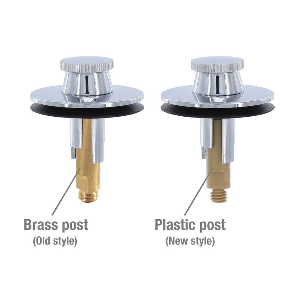 DANCO Lift and Turn Tub Drain Stopper in Chrome (2)