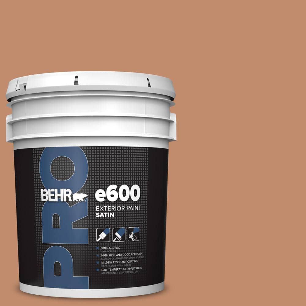 BEHR PRO 5 gal. #240F-4 Tiny Fawn Satin Exterior Paint