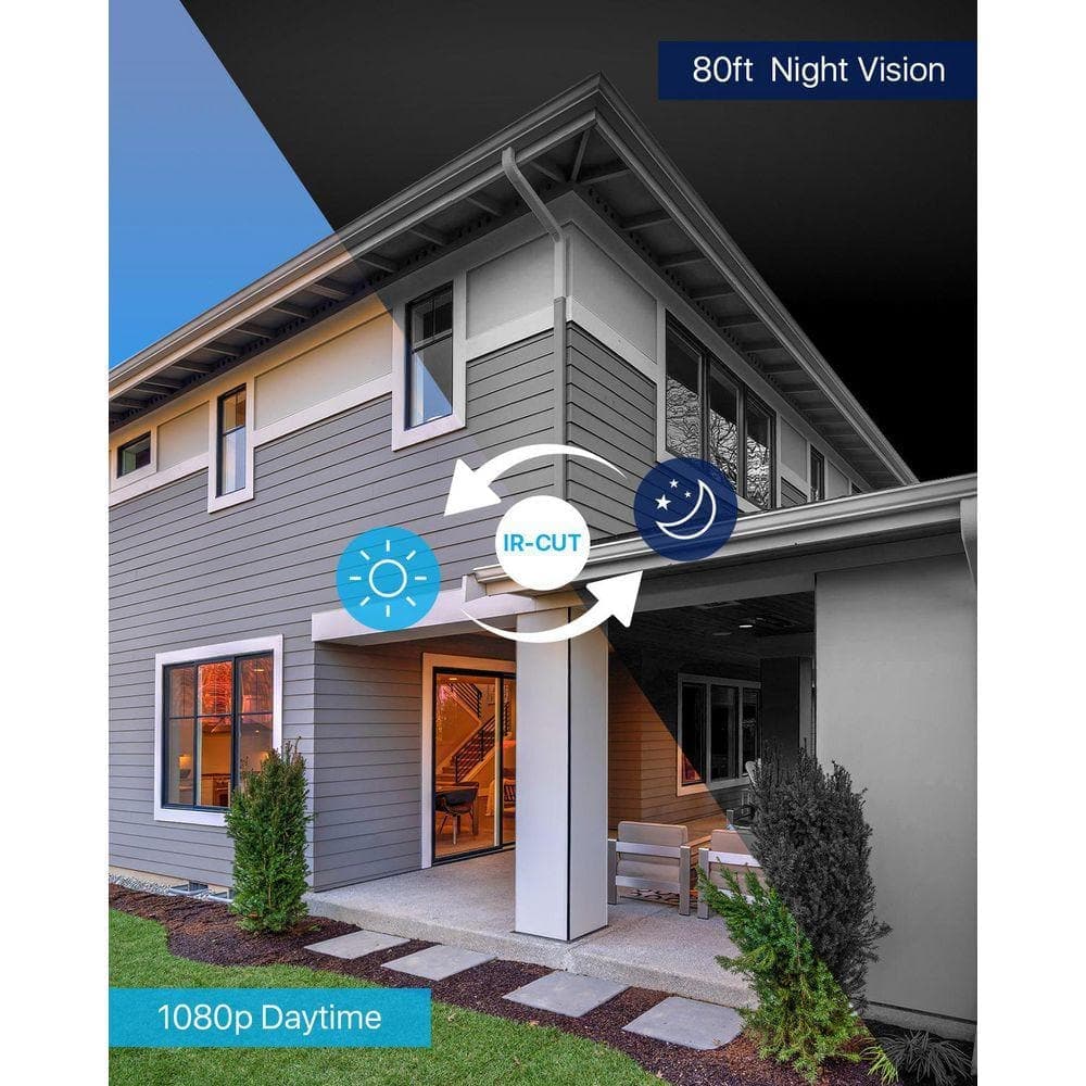 ZOSI 16-Channel 3K-Lite 4TB hard drive DVR Home Security Camera System with 16 Wired 1080p Full HD Outdoor Dome Cameras,Black (2)