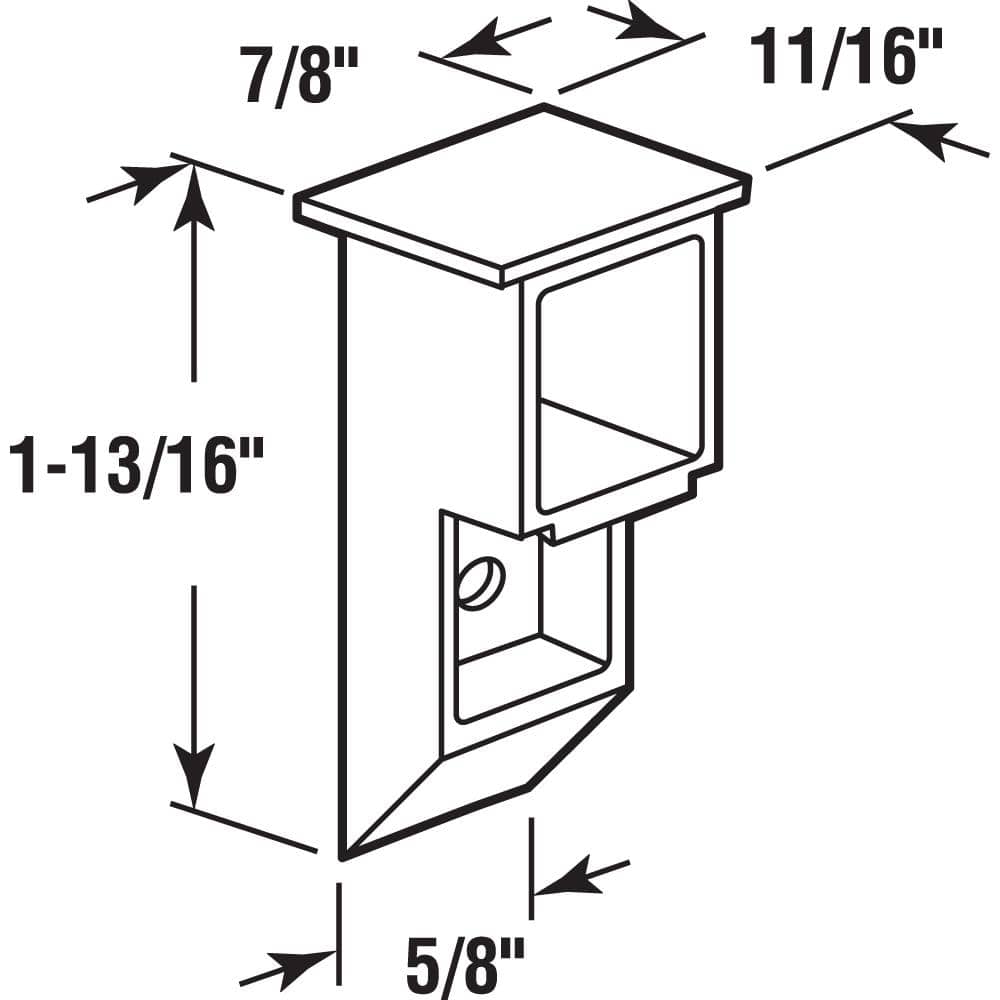 Prime-Line Single or Double Hung Window Sash Cam, Top Mount (2-pack) (2)