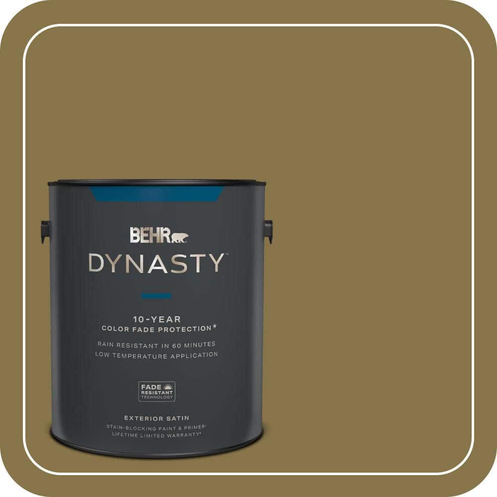 BEHR DYNASTY 1 gal. #PPU6-20 Eden Prairie Satin Enamel Exterior Stain-Blocking Paint & Primer