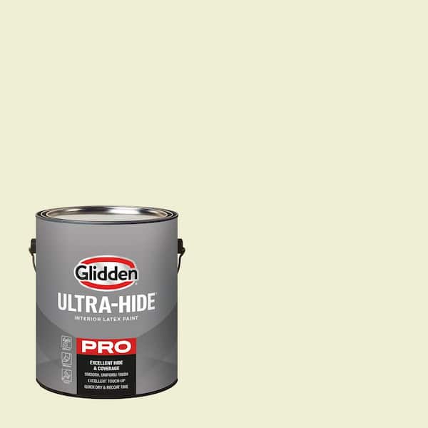 Glidden Ultra-Hide 1 gal. PPG1217-1 Giggle Eggshell Interior Paint (2)
