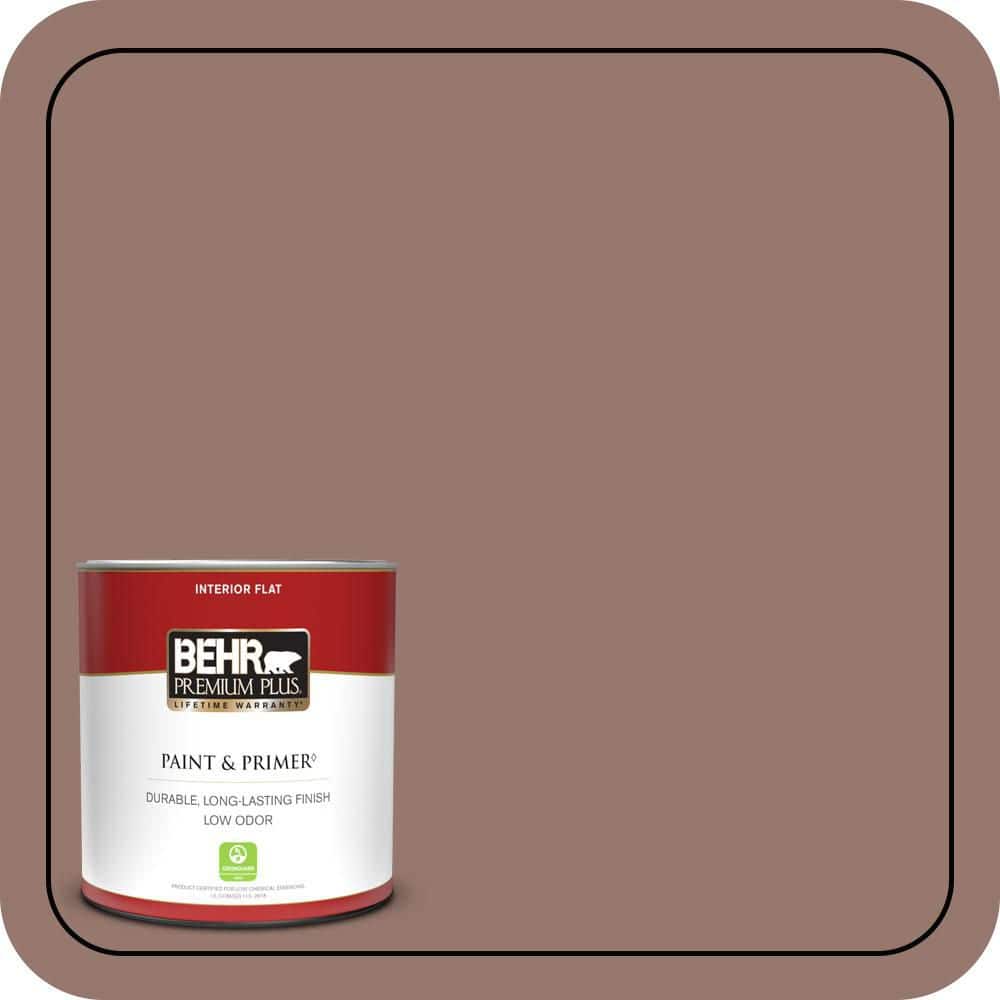 BEHR PREMIUM PLUS #N160-5 Chocolate Delight Enamel Low Odor & Primer (1)