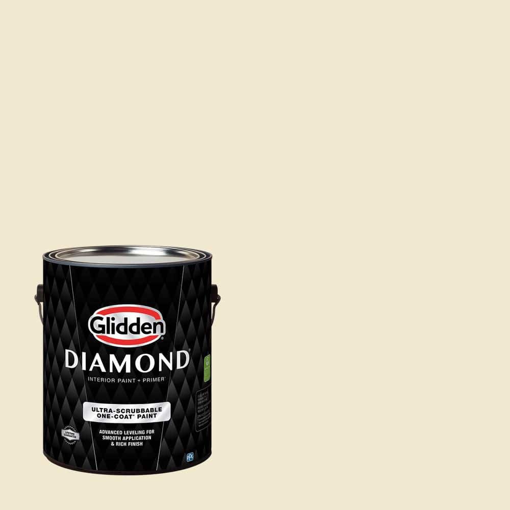 Glidden Diamond 1 gal. PPG1091-2 Crescent Moon Eggshell Interior Paint with Primer