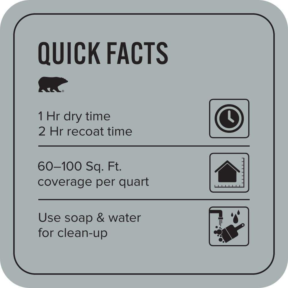BEHR PREMIUM PLUS #730F-4 Flint Smoke Enamel EcoMix Plant-Based & Primer (3)