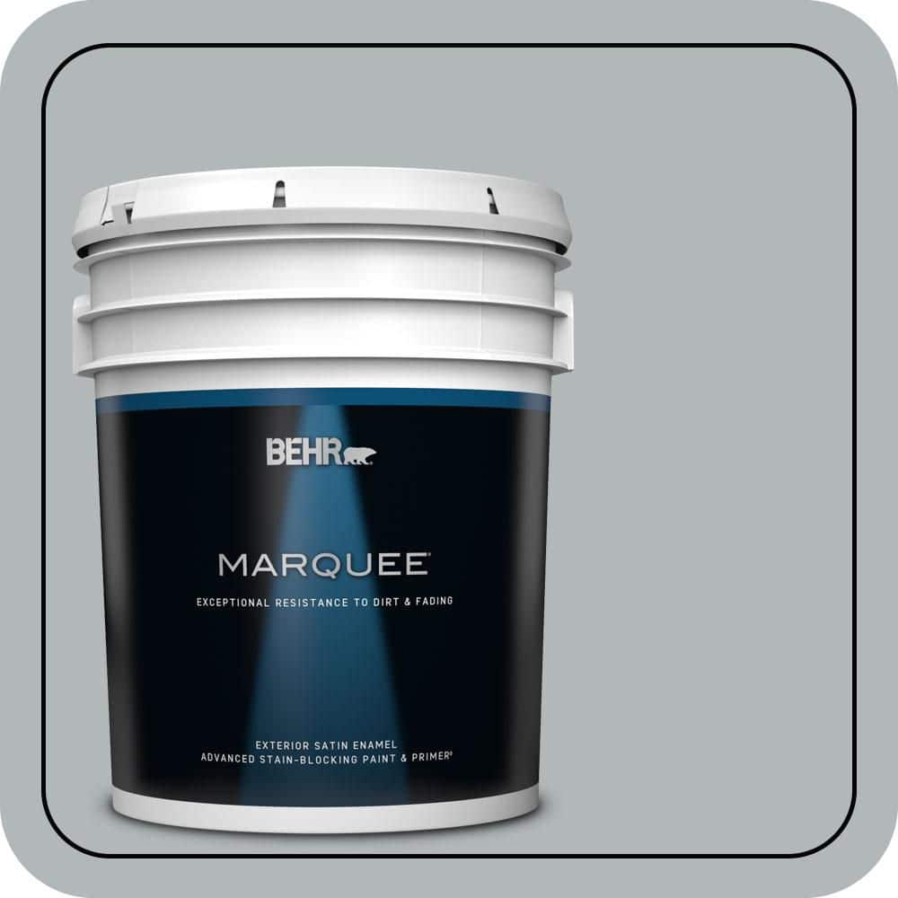 BEHR MARQUEE 5 gal. #N450-3 Meteor Shower Satin Enamel Exterior Paint & Primer