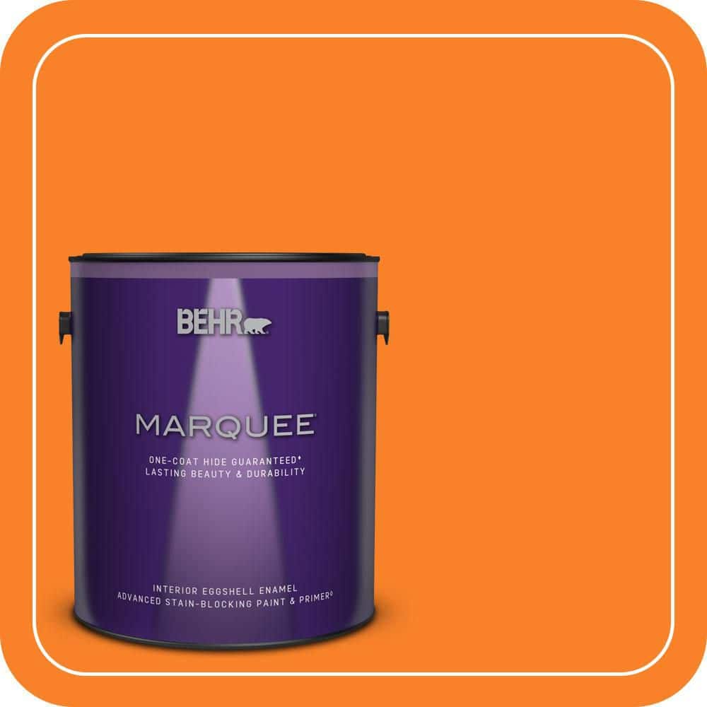 BEHR MARQUEE 1 gal. #S-G-270 Summer Citrus Eggshell Enamel Interior Paint & Primer