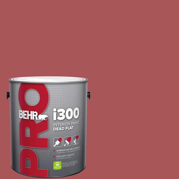 BEHR PRO 1 gal. #M150-6 Lingonberry Punch Dead Flat Interior Paint (2)