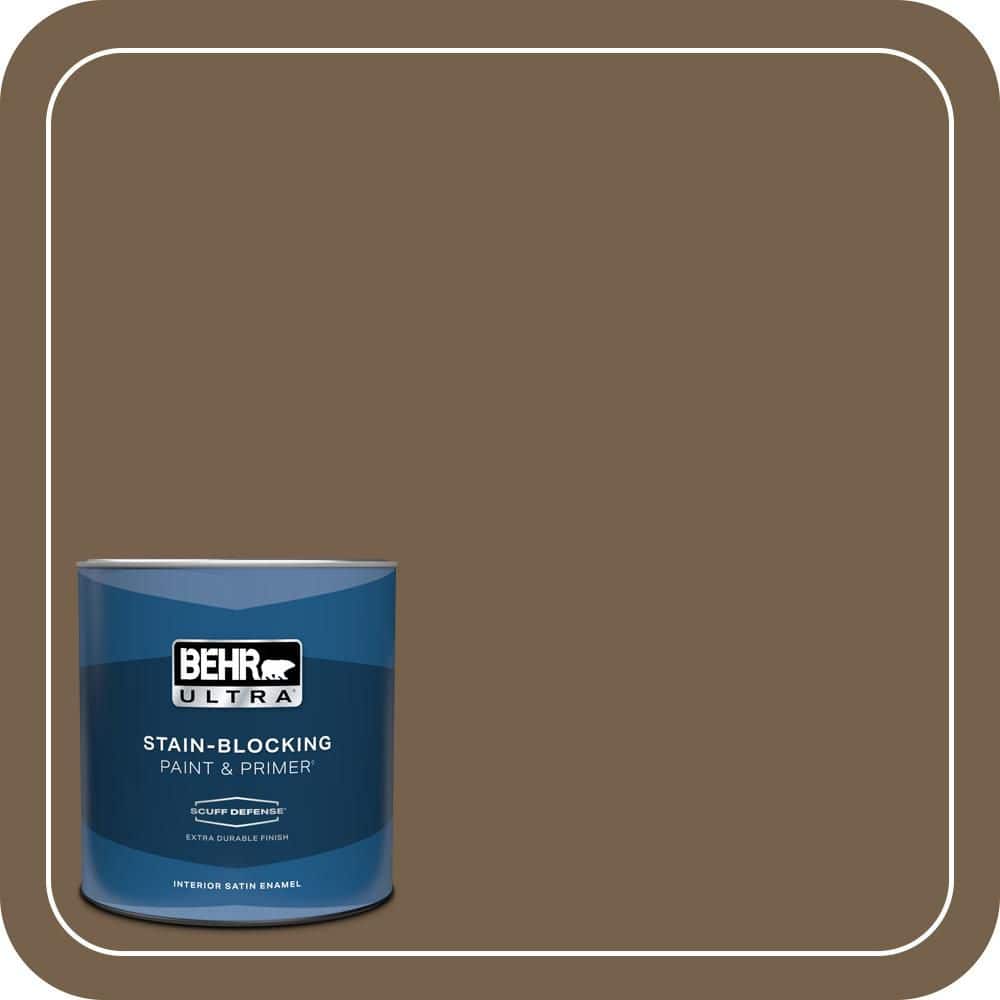 BEHR ULTRA 1 qt. #700D-7 South Kingston Extra Durable Satin Enamel Interior Paint & Primer