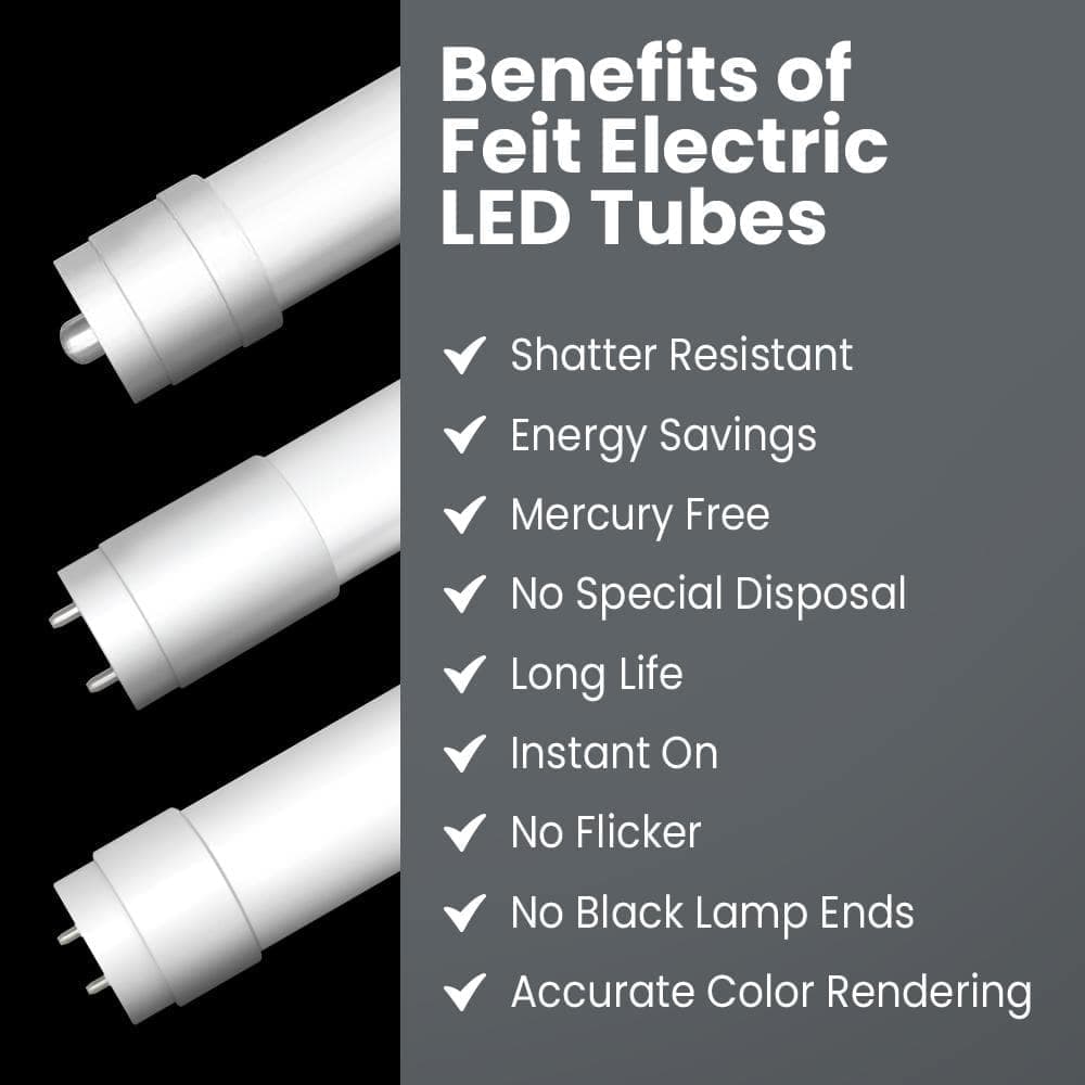 Feit Electric 21-Watt Equivalent 34 in. T5 G5 Type A Plug and Play Linear LED Tube Light Bulb, Selectable White (1-Pack) (4)