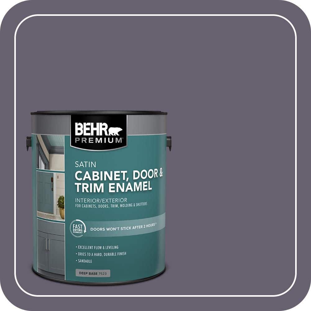 BEHR PREMIUM 1 gal. #N560-6 Fashionista Satin Enamel Interior/Exterior Cabinet, Door & Trim Paint