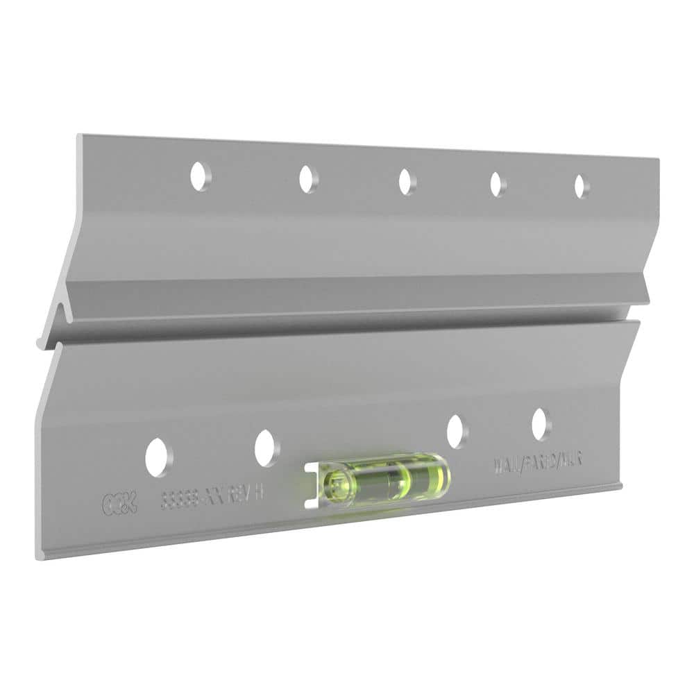 OOK 6 in. Aluminum French Cleat Picture Hanger Kit with Borefast Mounting Screws (7-Piece)