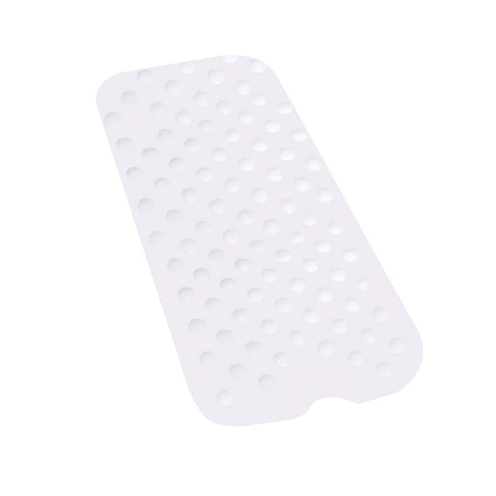 Drive Medical 15.75 in. x 35.5 in. Shower Bath Mat in White (1)