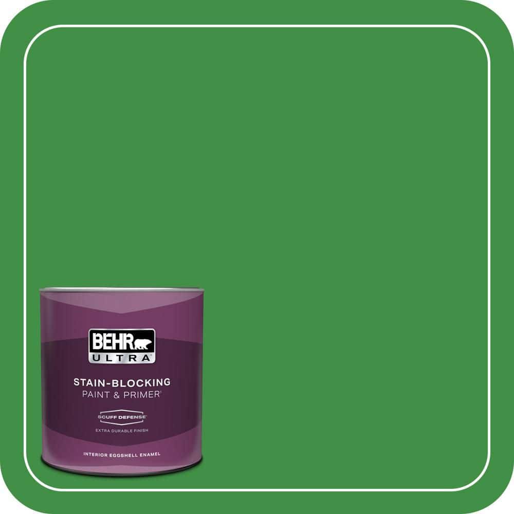 BEHR ULTRA 1 qt. #P390-7 Park Picnic Extra Durable Eggshell Enamel Interior Paint & Primer