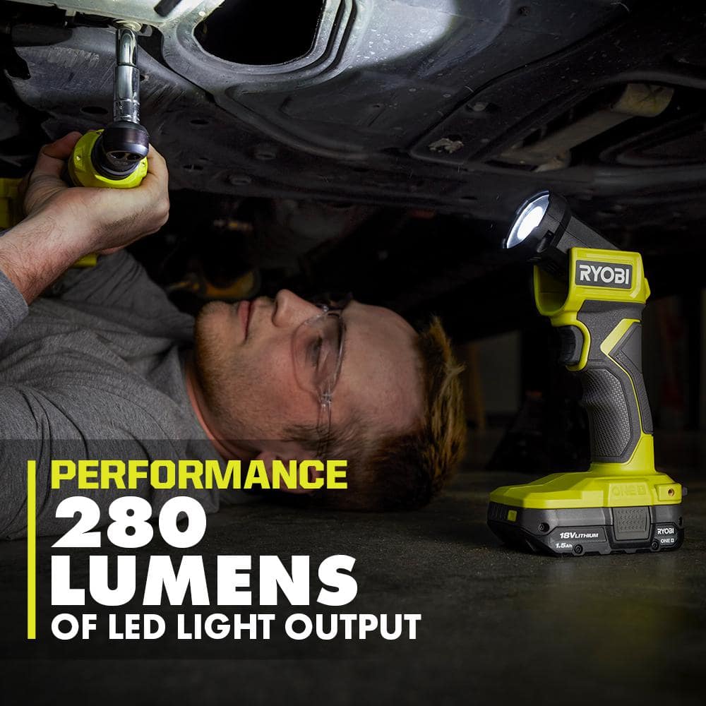 RYOBI ONE+ 18V Cordless LED Light (Tool Only) (4)