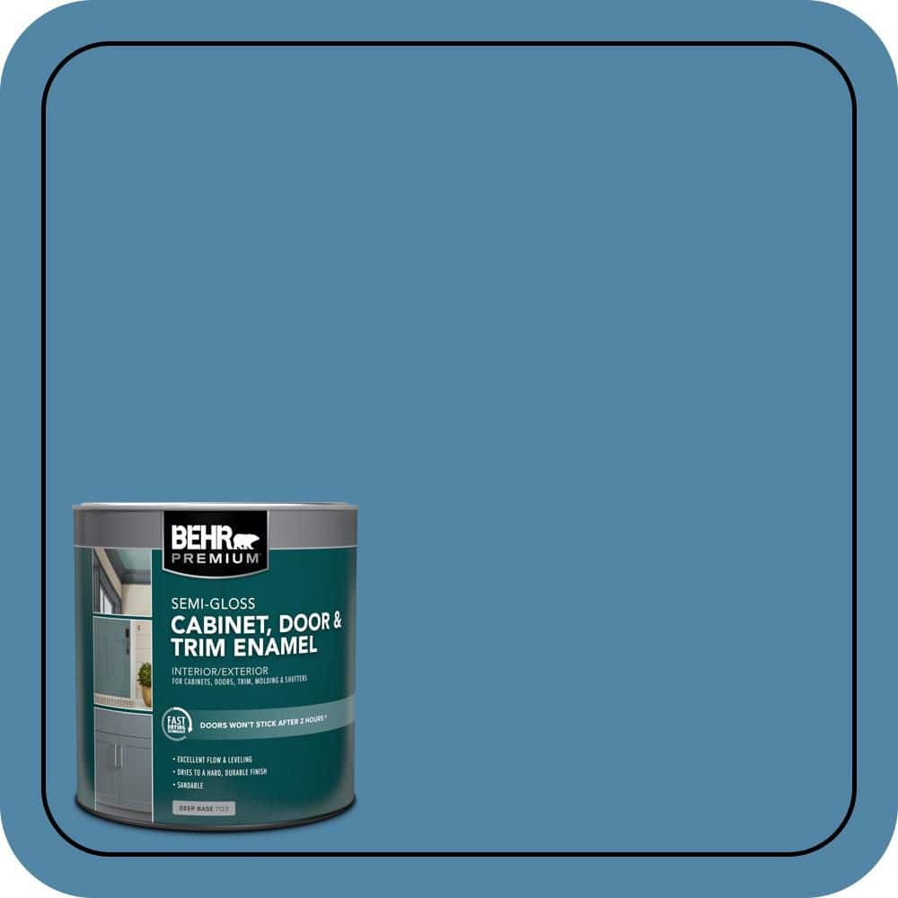 BEHR PREMIUM 1 qt. #M500-4 Hemisphere Semi-Gloss Enamel Interior/Exterior Cabinet, Door & Trim Paint