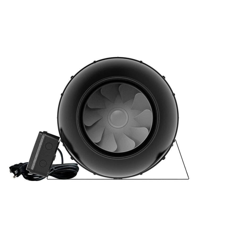 VENTS-US 473 CFM Power 8 in. Energy Efficient Metal Mixed Flow Inline Duct Fan (2)