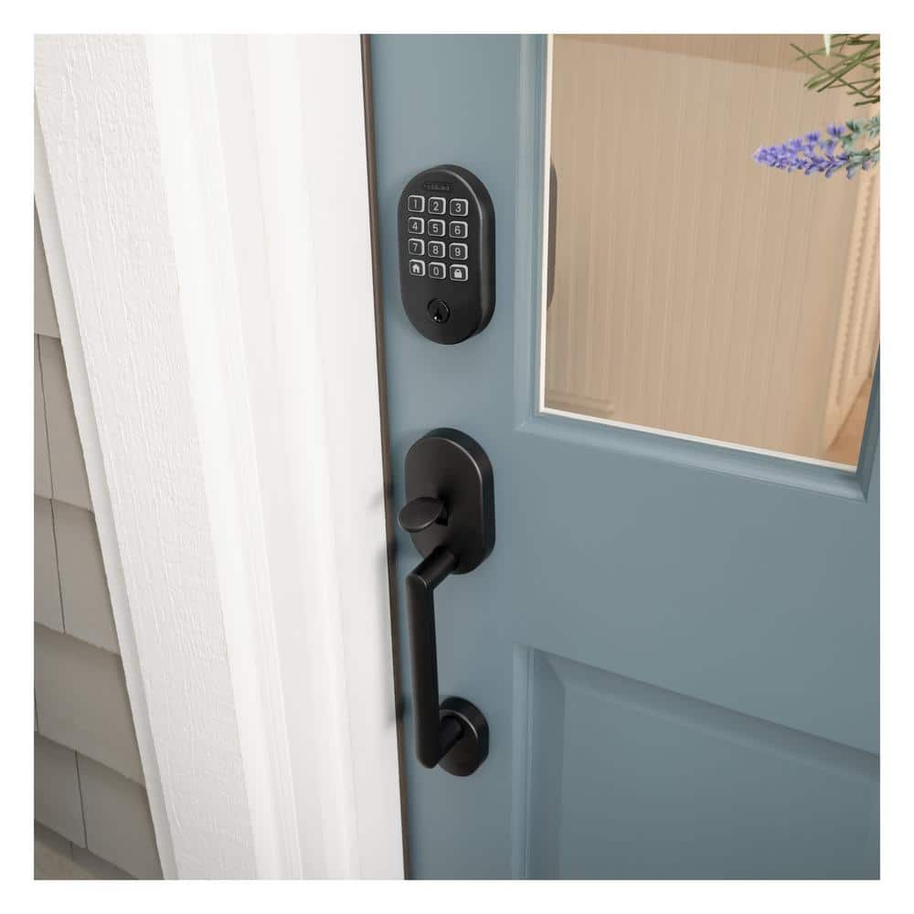 Schlage Remsen Matte Black Electronic Arrive Smart Wifi Deadbolt (3)