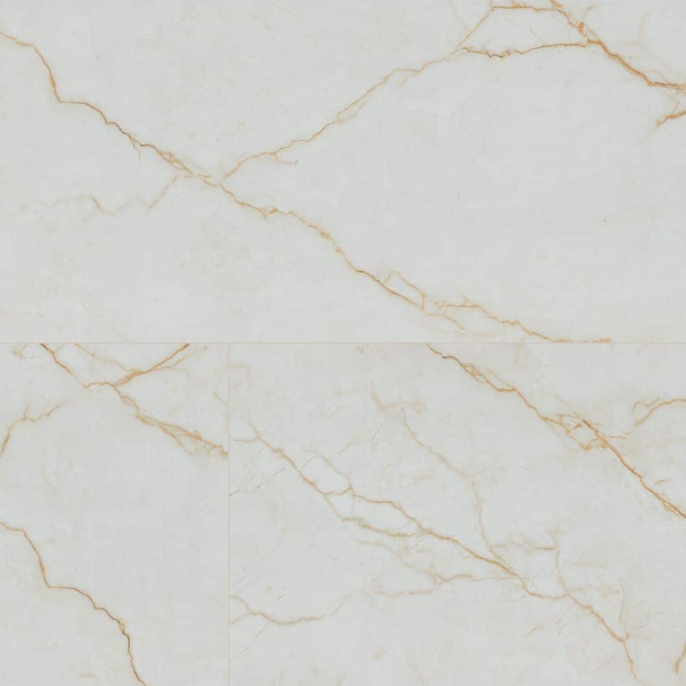 MSI Amari Gold 24 in. x 48 in. Polished Porcelain Marble Look Floor and Wall Tile (24 sq. ft. /Case) (2)