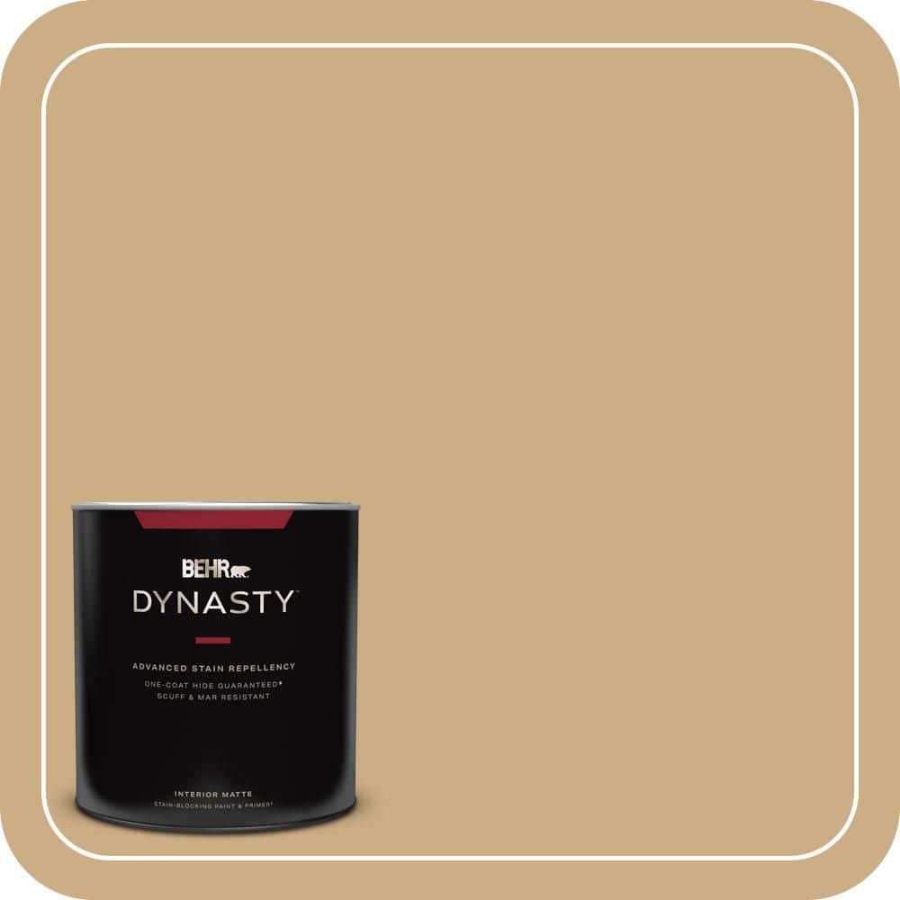 BEHR DYNASTY 1 qt. #MQ2-13 Harvest Home One-Coat Hide Matte Interior Stain-Blocking Paint & Primer