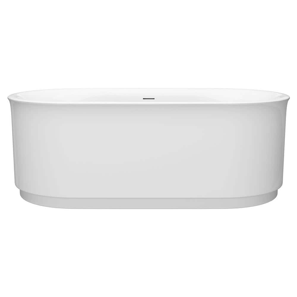 American Standard Studio S 68 in. x 34 in. Soaking Bathtub with Center Drain in White (2)