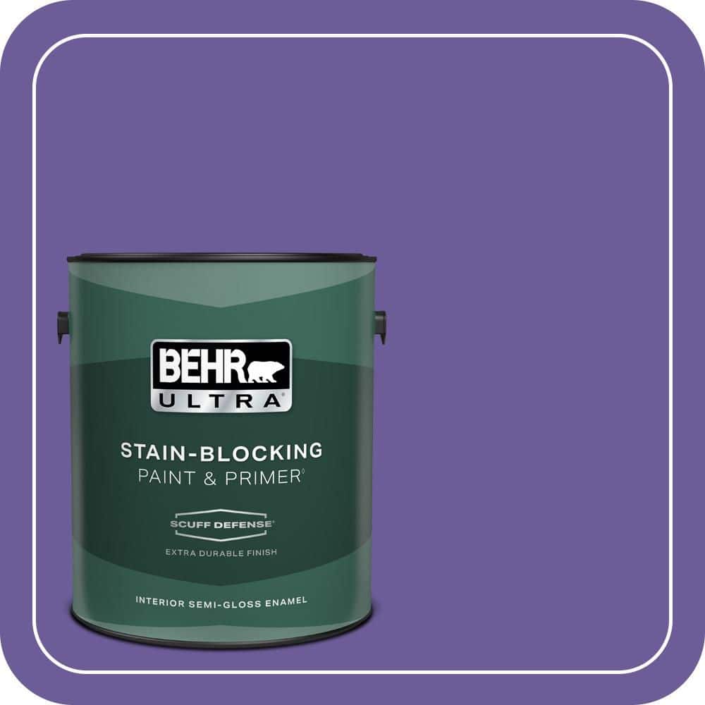 BEHR ULTRA 1 gal. #P560-6 Just a Fairytale Extra Durable Semi-Gloss Enamel Interior Paint & Primer