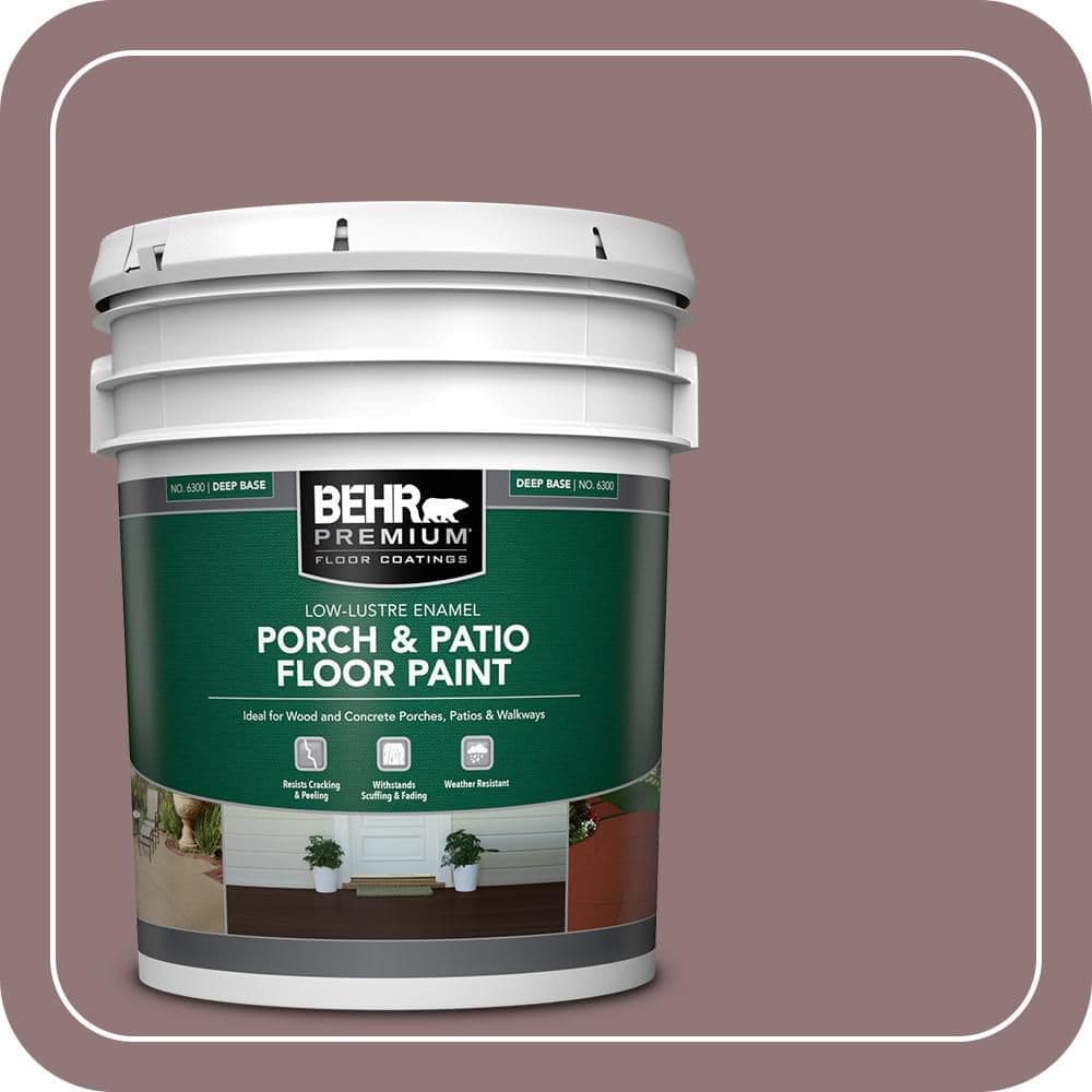 BEHR PREMIUM #N120-5 Textured Low-Lustre Enamel Interior/Exterior Porch and Patio Anti-Slip Floor Paint (1)