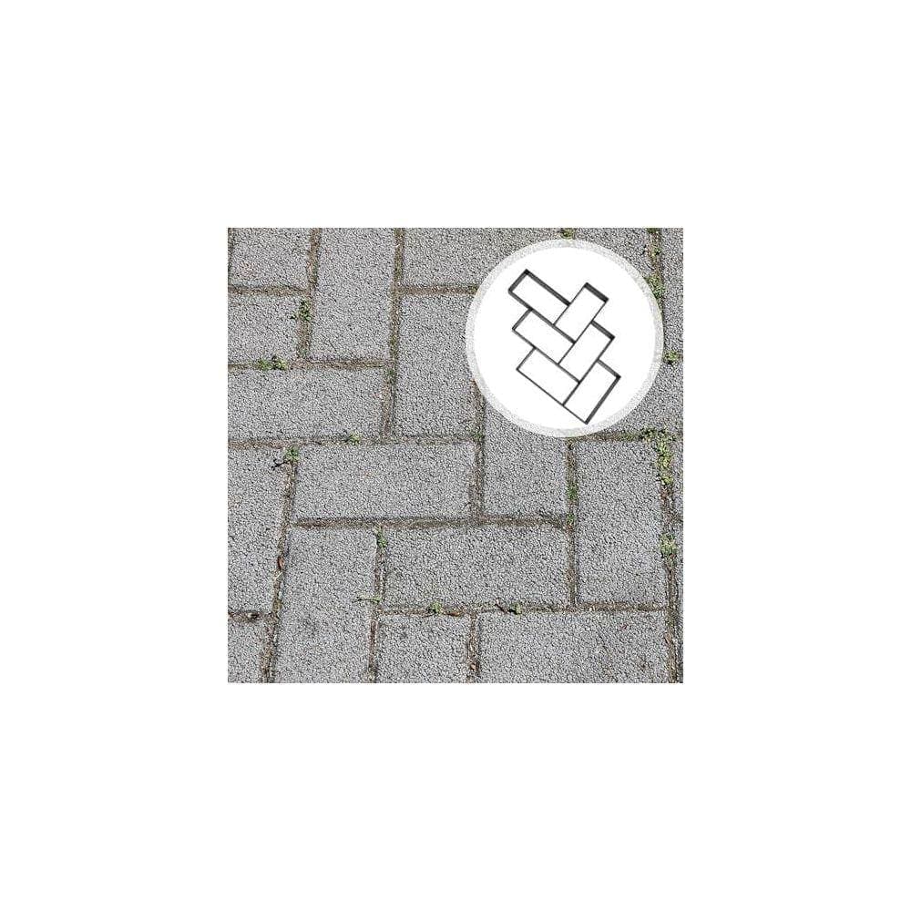 KIWDZFU Reusable Concrete Path Maker Molds for Garden Patio Lawn DIY Stepping Stone Paver Pavement Paving (2)